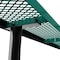 Flash Furniture Mantilla Rectangle Picnic Table, Green, Expanded Metal Mesh Top, Black Frame, 8 ft L SLF-EML-96-GN-GG - alternate 8